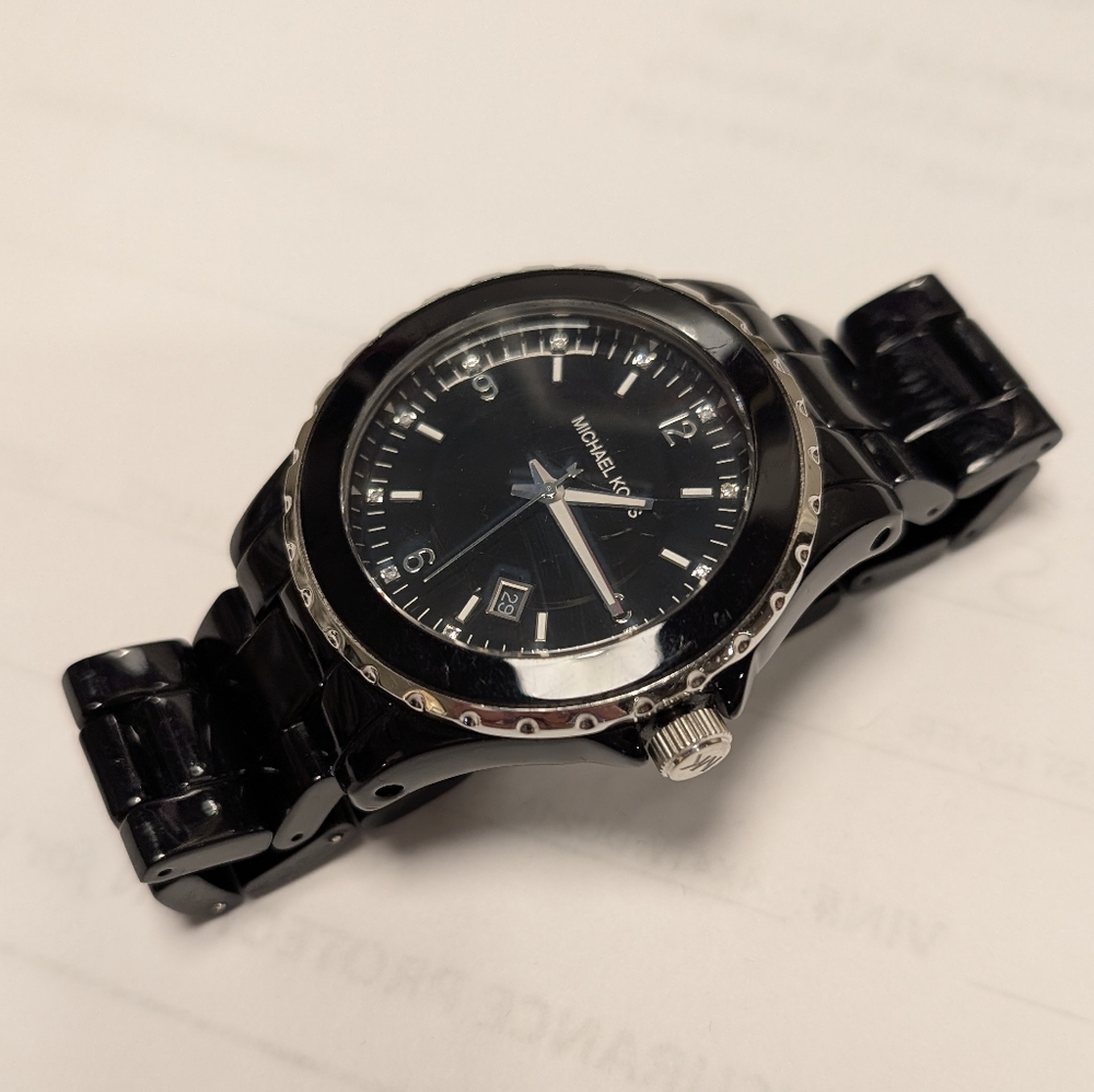 Michael Kors Black Wrist Watch - Picture 3 of 6